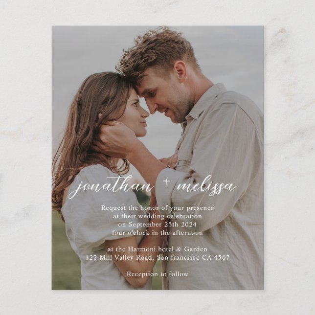 Código QR ORÇAMENTO Tudo em Um Casamento Elegante  (Frente)