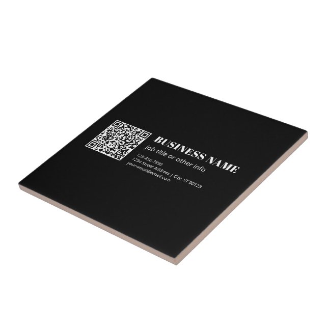 Código QR personalizado e texto retrô-moderno edit (Lateral)