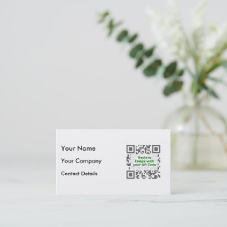 Código QR personalizado para Cartão de visita de t