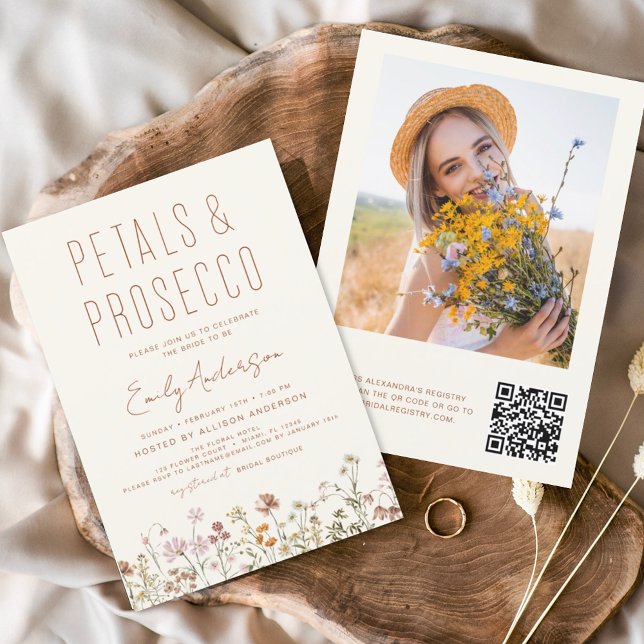 Código QR Petais de flor selvagem e Chá de panela  (Criador carregado)