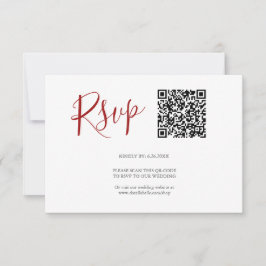 Código QR Placas RSVP Vermelhas