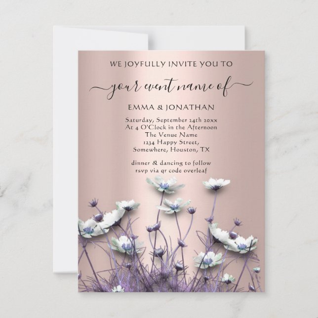 CÓDIGO QR Prados Florais Rosa (Frente)