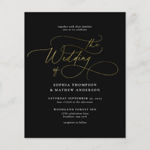 Código QR Preto Dourado do CHIQUE BUDGET Todos em