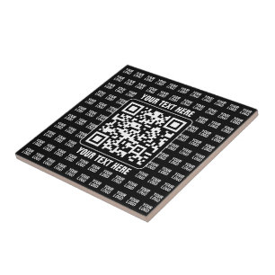 Código QR promocional (editável) mais padrão de lo