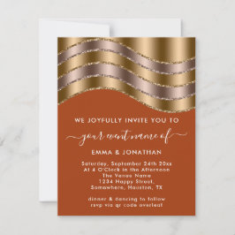 Código QR Rosa de de Chá de panela de Casamento Co