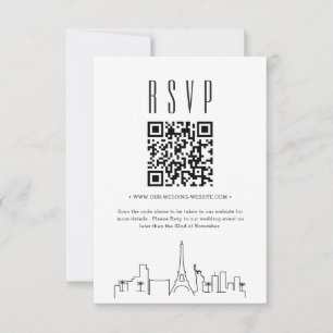 Código QR RSVP de Casamento de Las Vegas