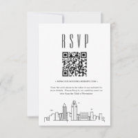 Código QR RSVP de Casamento de San Diego
