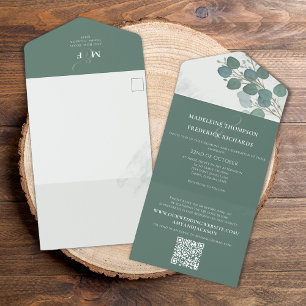 Código QR Simples de RSVP Online do Eucalyptus