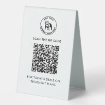 Código QR simples moderno e tecnologia de logotipo