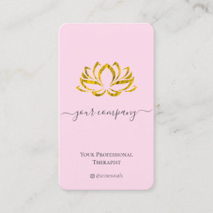 Código QR Terapêutica Spa Lotus Cartão de visita