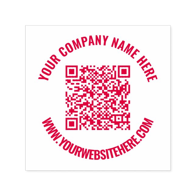 Código QR Texto Personalizado Carimbo Personalizad (Design)