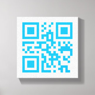 Código QR Visual na Canvas Premium (Gloss)