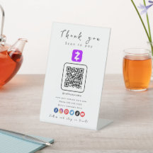 Código Zelle QR Obrigado Digitalizar Para Pagar Br