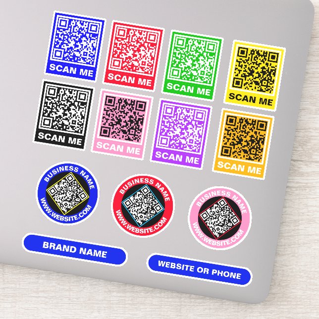 Códigos QR Únicos Personalizados - Adesivos Promoc (Detalhe)