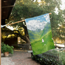 Coelhinho Bonito na Vista de Montanha