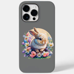 Coelhinho de Páscoa com Flores, dia de páscoa de c