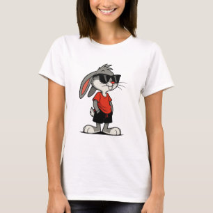 Coelhinho Legal Casual em Camisa Vermelha