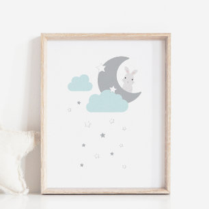 Coelhinho na Lua do Céu e Poster do Enfermeiro das