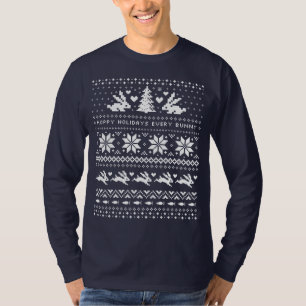 Coelhinhos Feios De Natal Estilo De Suéter Bonito