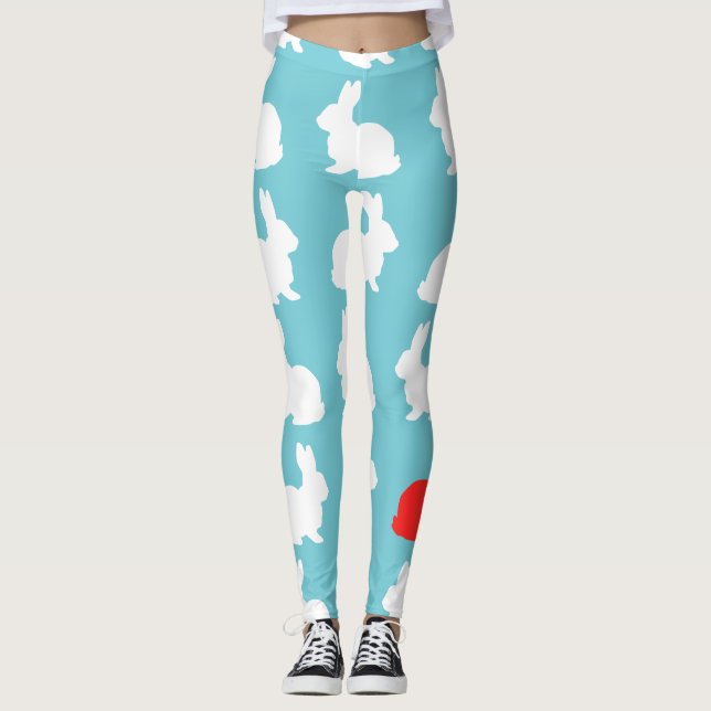 Coelhinhos Funky Leggings (Frente)