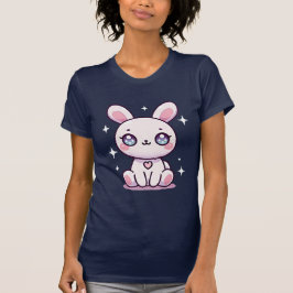 Coelho Bonito Kawaii Camisa T Adorável Coelho Past