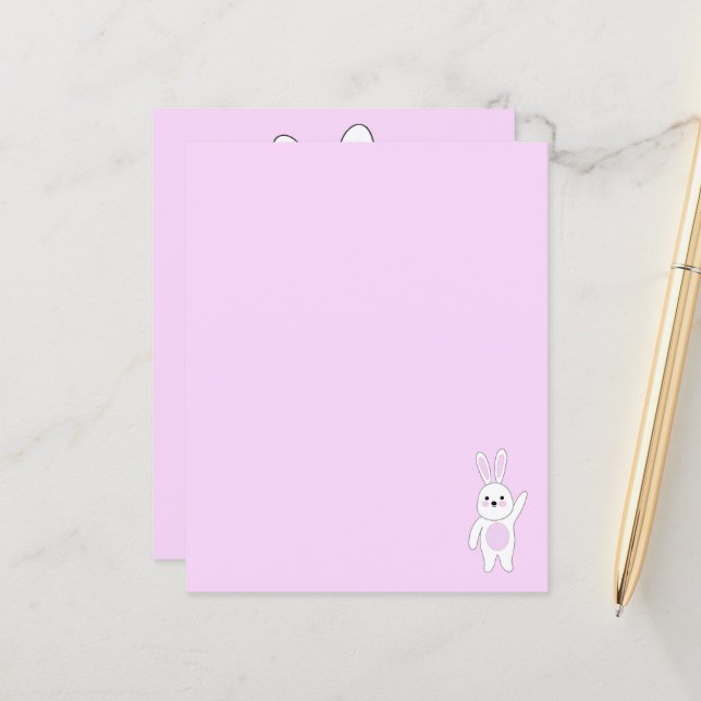 Coelho. Branco e rosa. (Frente/Verso In Situ)