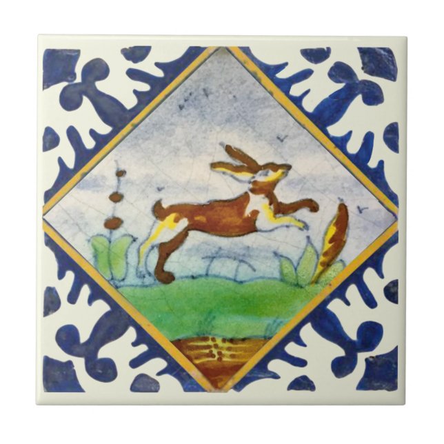 Coelho Coelho 1650s Delft Polychrome Repro (Frente)