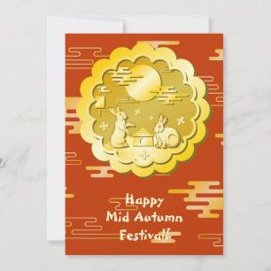 Coelho da Lua Dourada do Festival de outono do méd