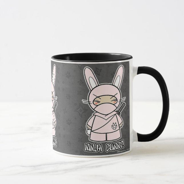 Coelho de Ninja! Caneca (Direita)