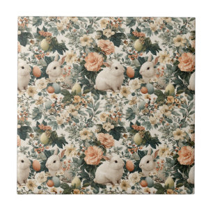 Coelho de Páscoa Floral Vintage (11)