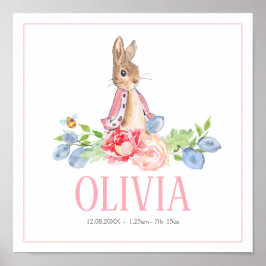 Coelho Doce | Impressão de Nascimento Novo Persona
