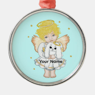 Coelho e Anjo Enfeite
