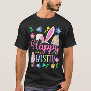 Coelho feliz da Páscoa camisetas da Páscoa da prim