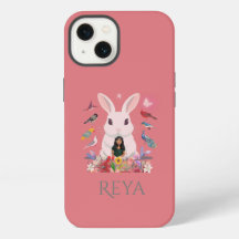 Coelho, Flores e Aves Design personalizadas