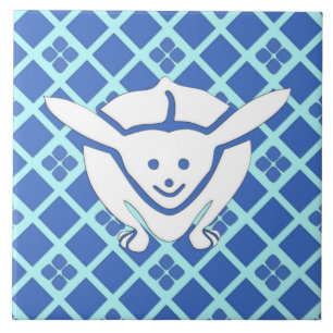 Coelho japonês, azul