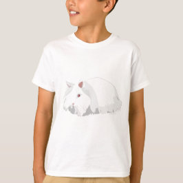 Coelho Lionhead - Camiseta Rew Branca de Ruby