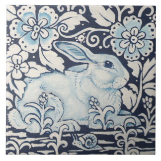 Coelho marinho Azul de Decoração Branca, Caracol d