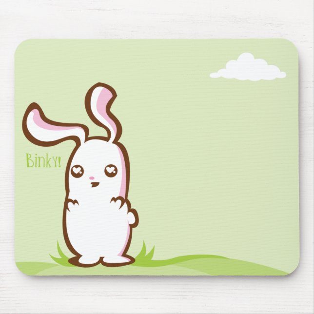 Coelho Mousepad de Binky (Frente)
