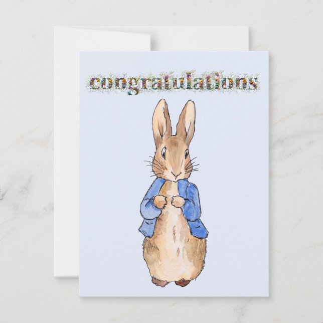 Coelho Peter Parabéns Flores Silvestres (Frente)