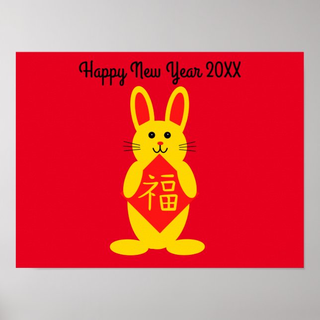 Coelho Sortudo #1 Poster (Frente)