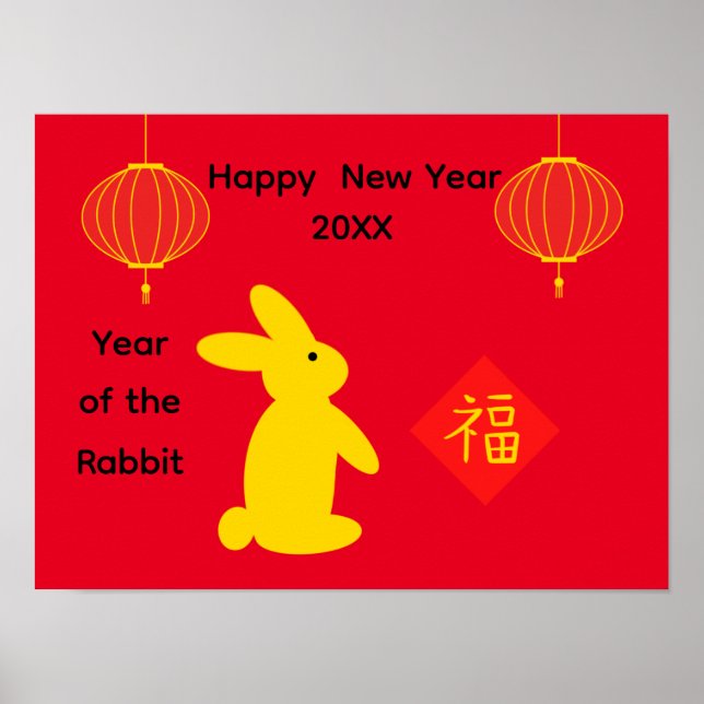 Coelho Sortudo #4 Poster (Frente)