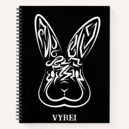 Coelho Tribal Negro e Branco