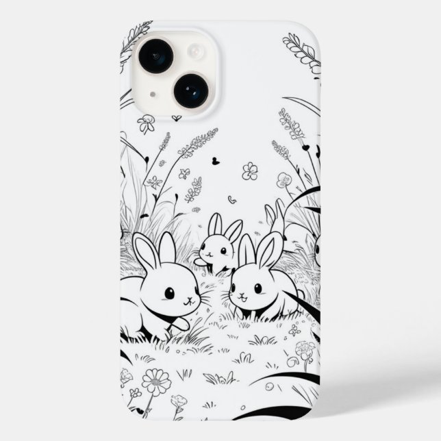 coelhos chibi kawaii (Verso)