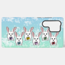 Coelhos de Páscoa em Forma de Ovo