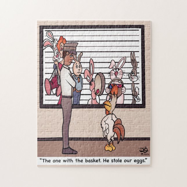 Coelhos De Um Quebra-cabeça De Jigserra De Lineup (Vertical)