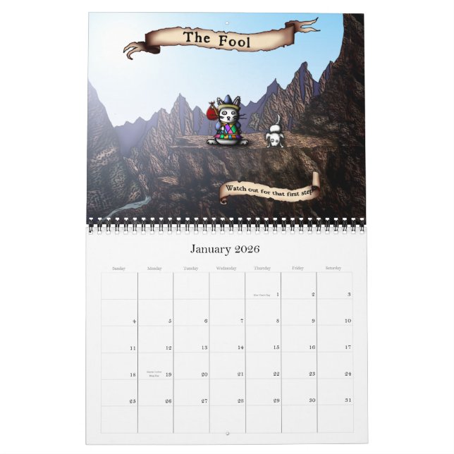 Coelhos do calendário de Tarot 2011 (Jan 2026)