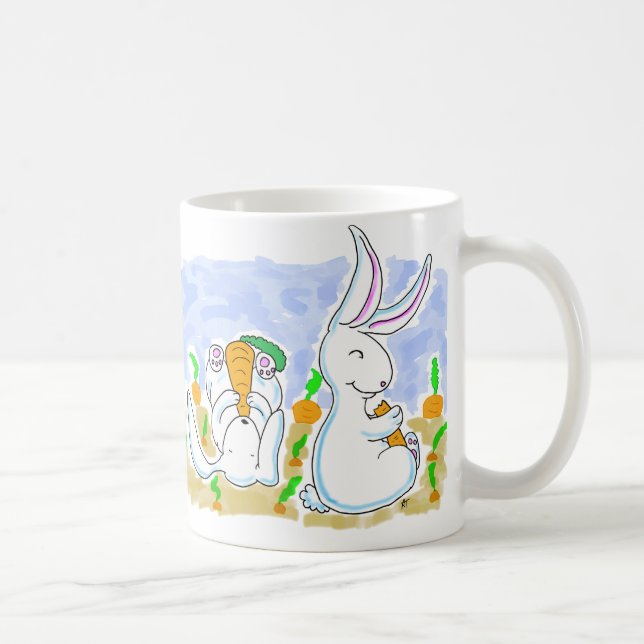 Coelhos e caneca das cenouras (Direita)