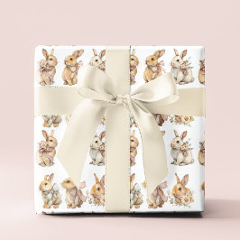 Coelhos Festivos de Páscoa | Papel de embrulho de