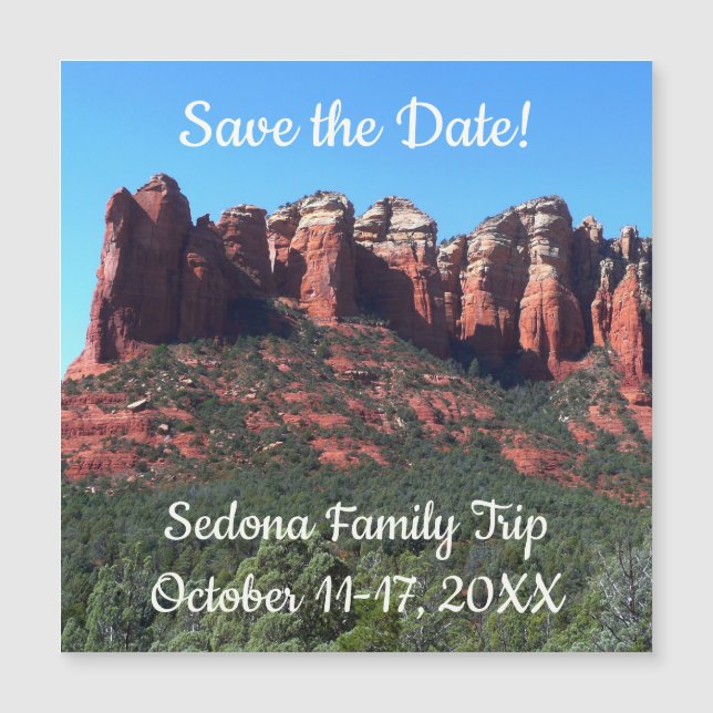 Coffee Pot Rock II em Sedona Arizona (Frente)