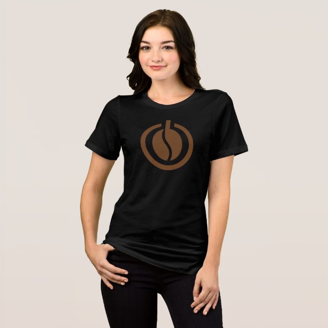 Coffee Power Minimal Symbol Brown Design (Frente Completa)